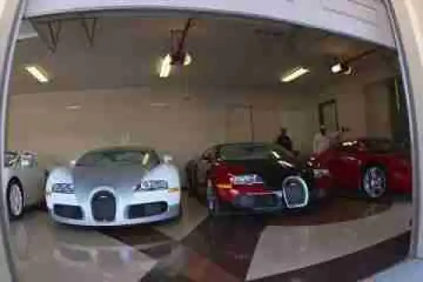 Floyd Mayweather Flaunts His Fleet Of Luxury Cars (Photos)